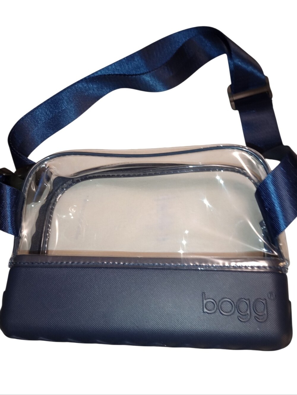Bogg Stadium Belt Clear Navy Crossbody Bag, Great For School! NWT